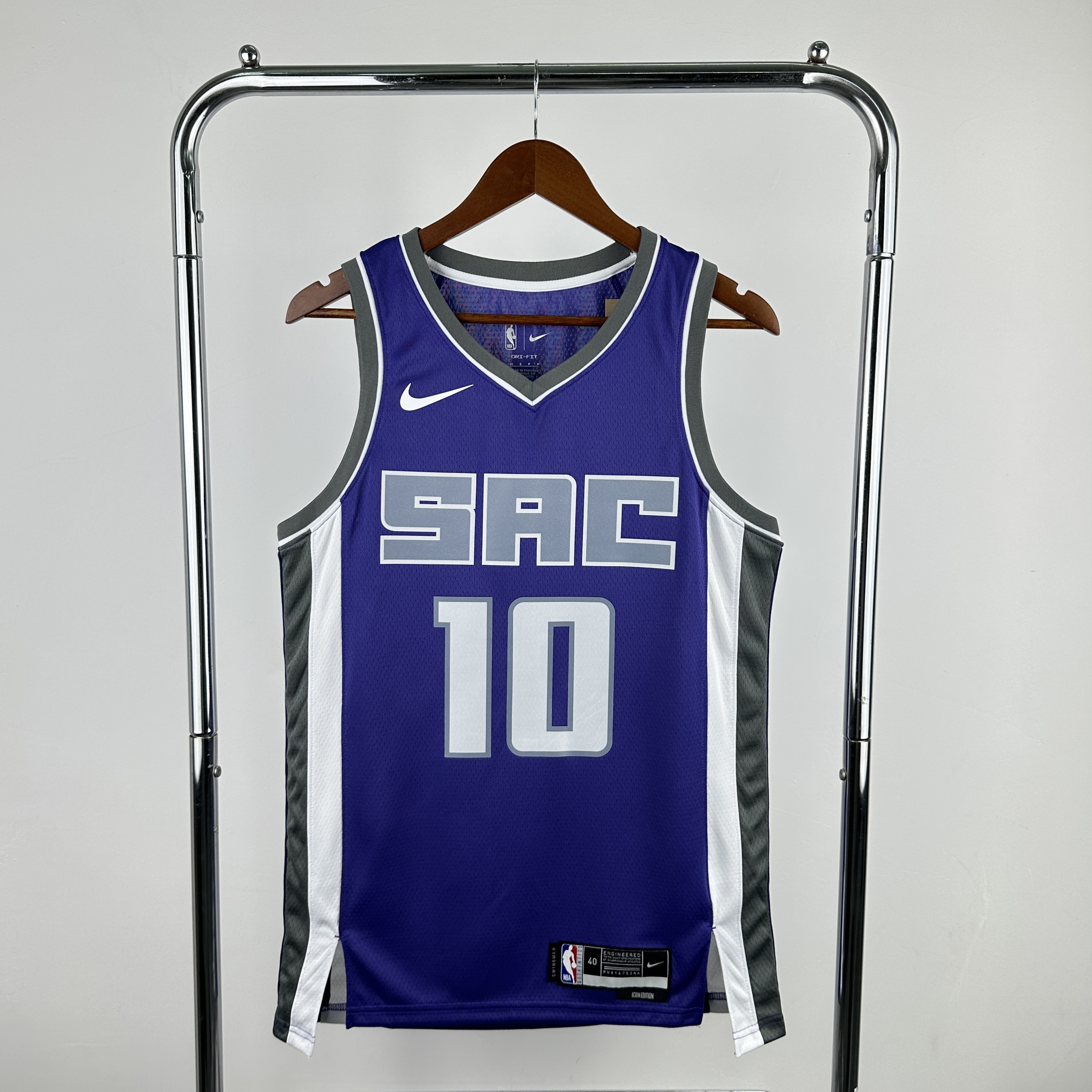 Men Sacramento Kings #10 Derozan Purple Season Nike 2024 NBA Jersey